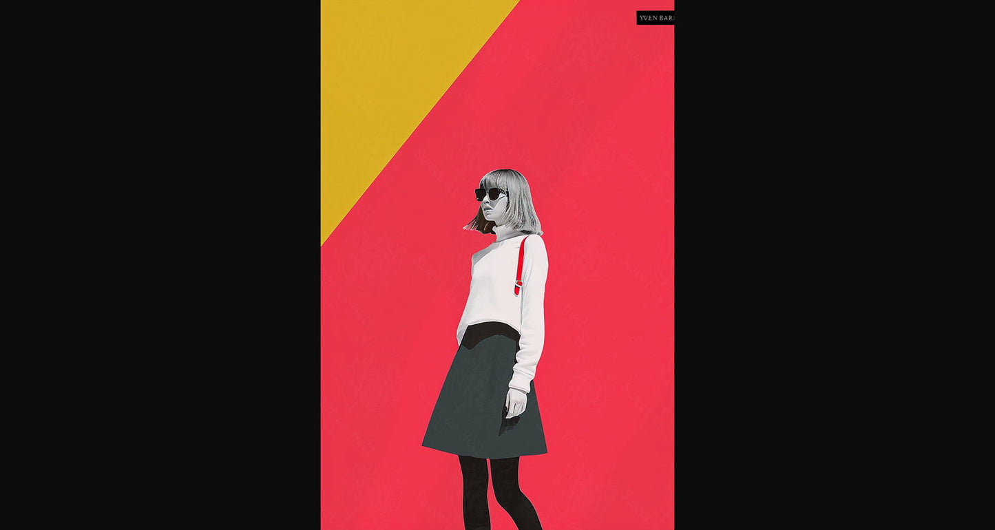 Modern Art Styled Fashion Ad Photo 02 by 03 004 SN2504 - Sweet As Hell Designs