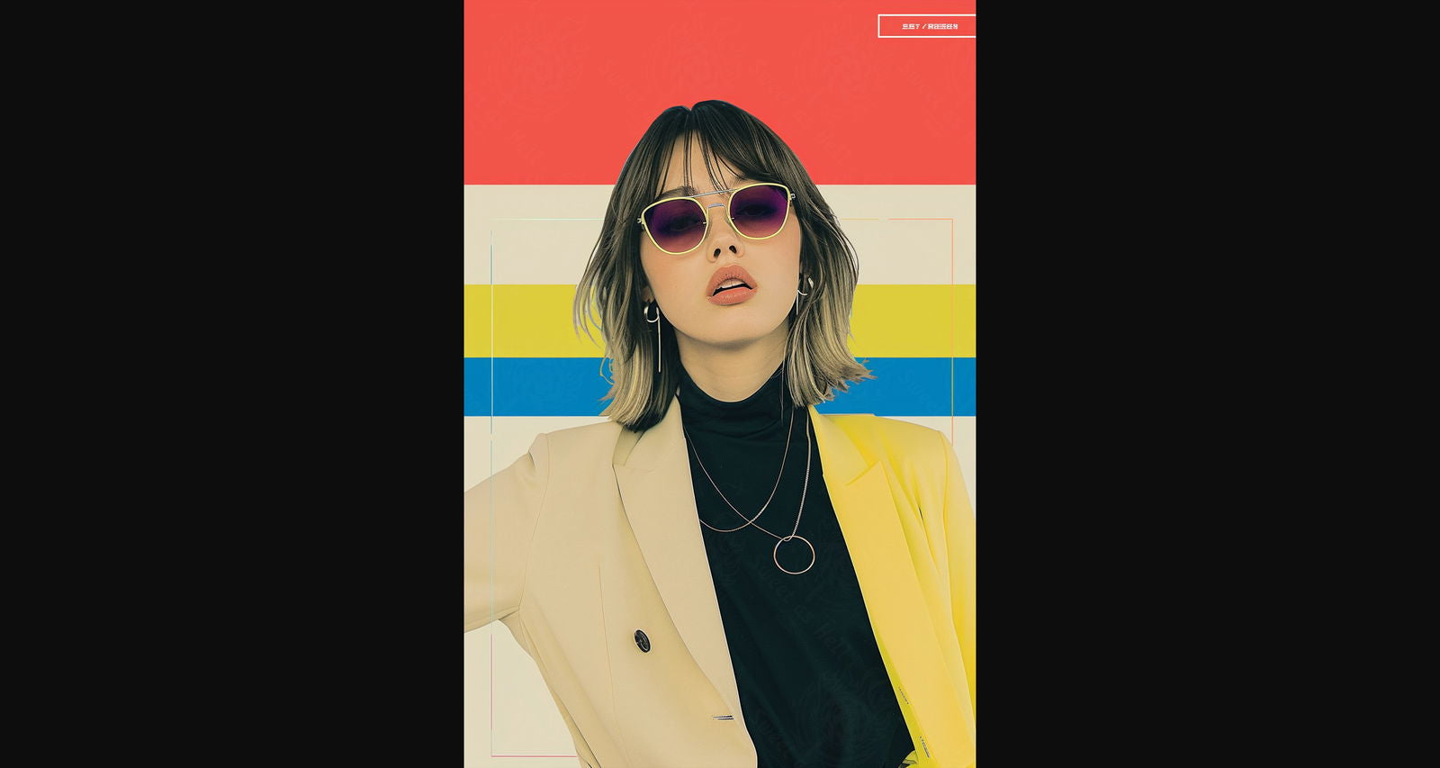 Modern Art Styled Fashion Ad Photo 02 by 03 005 SN2505 - Sweet As Hell Designs