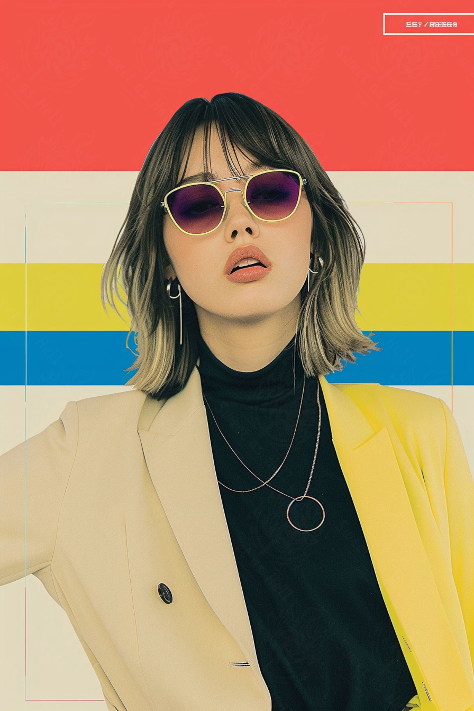 Modern Art Styled Fashion Ad Photo 02 by 03 005 SN2505 - Sweet As Hell Designs