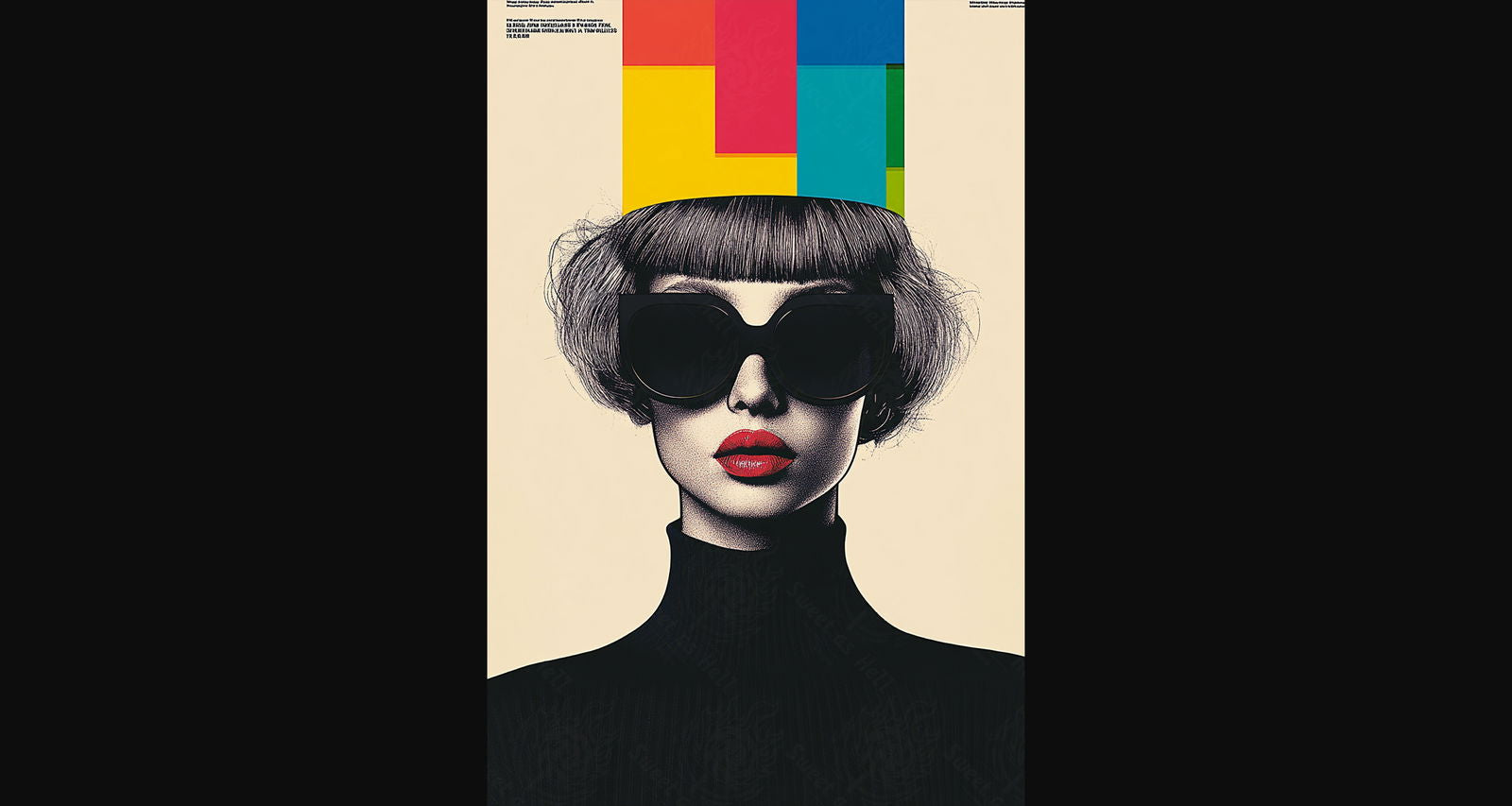 Modern Art Styled Fashion Ad Photo 02 by 03 007 SN2507 - Sweet As Hell Designs