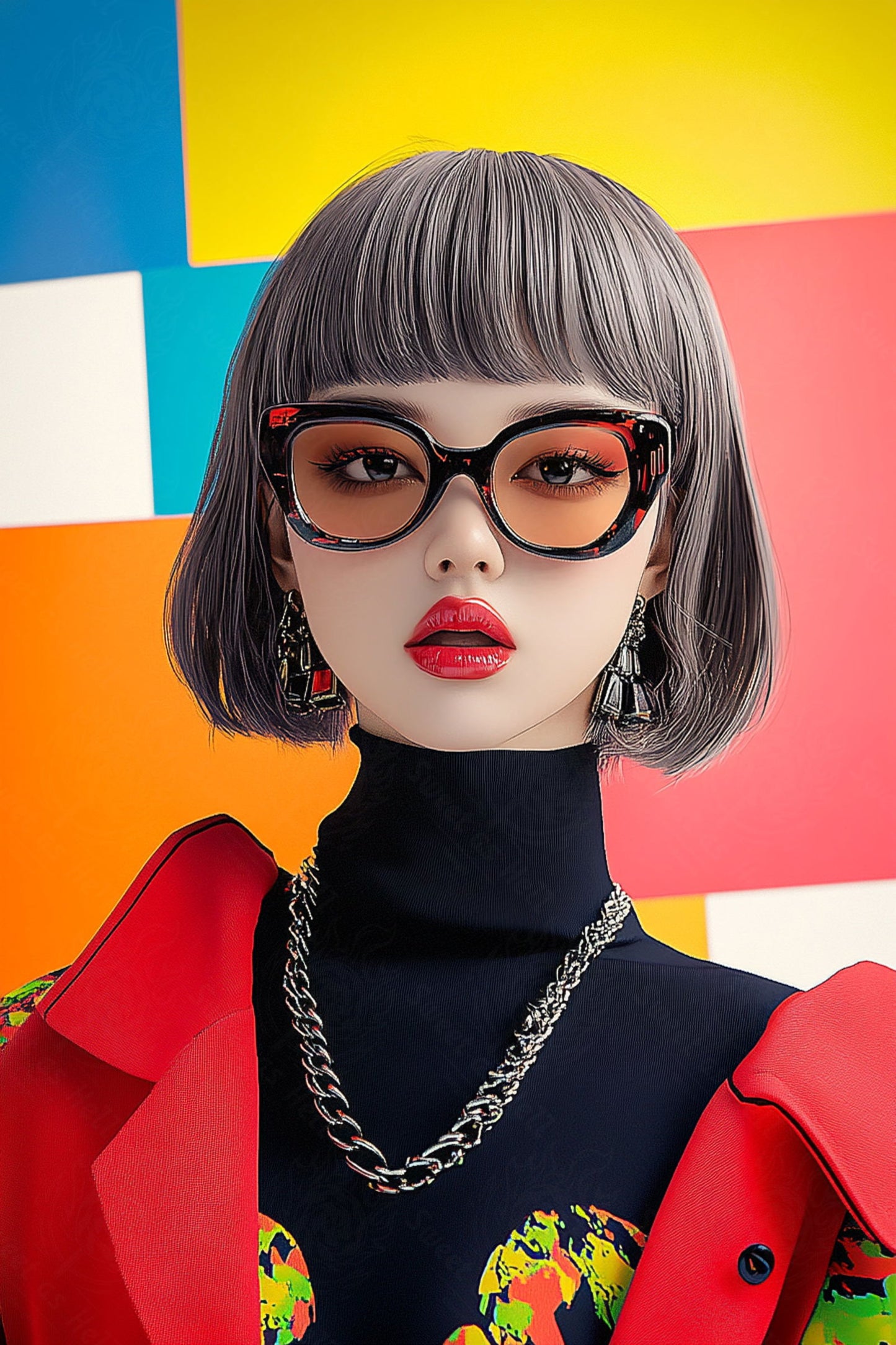 Modern Art Styled Fashion Ad Photo 02 by 03 009 SN2509 - Sweet As Hell Designs