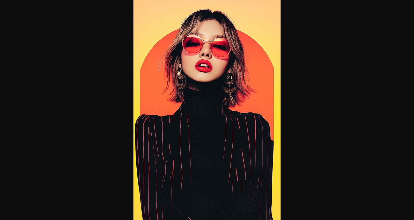 Modern Art Styled Fashion Ad Photo 02 by 03 010 SN2510 - Sweet As Hell Designs