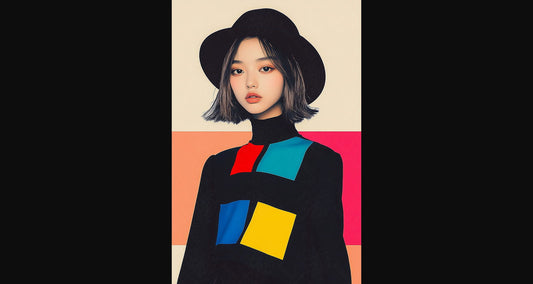 Modern Art Styled Fashion Ad Photo 02 by 03 014 SN2514 - Sweet As Hell Designs