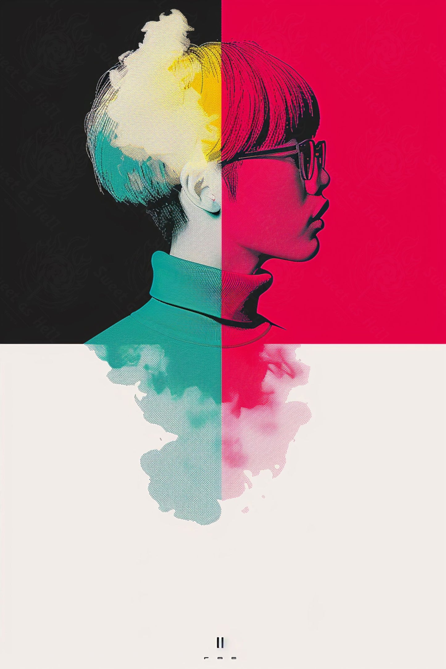 Modern Art Styled Fashion Ad Photo 02 by 03 019 SN2519 - Sweet As Hell Designs