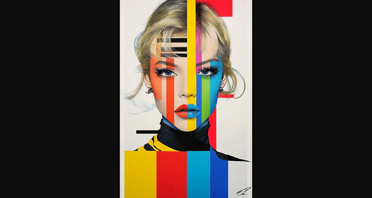 Modern Art Styled Fashion Ad Photo 02 by 03 021 SN2521 - Sweet As Hell Designs