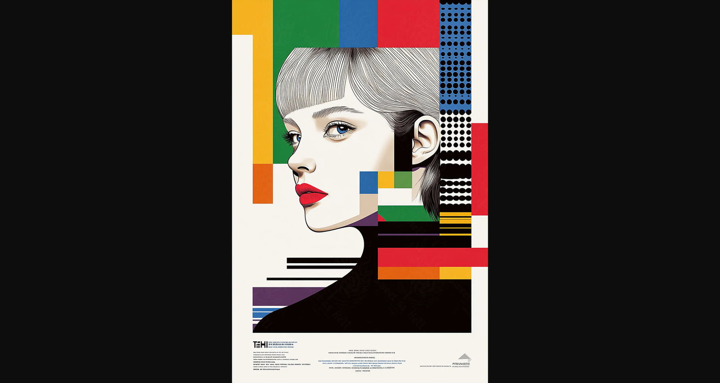 Modern Art Styled Fashion Ad Photo 02 by 03 037 SN2537 - Sweet As Hell Designs
