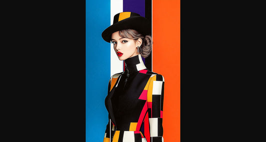 Modern Art Styled Fashion Ad Photo 02 by 03 039 SN2539 - Sweet As Hell Designs