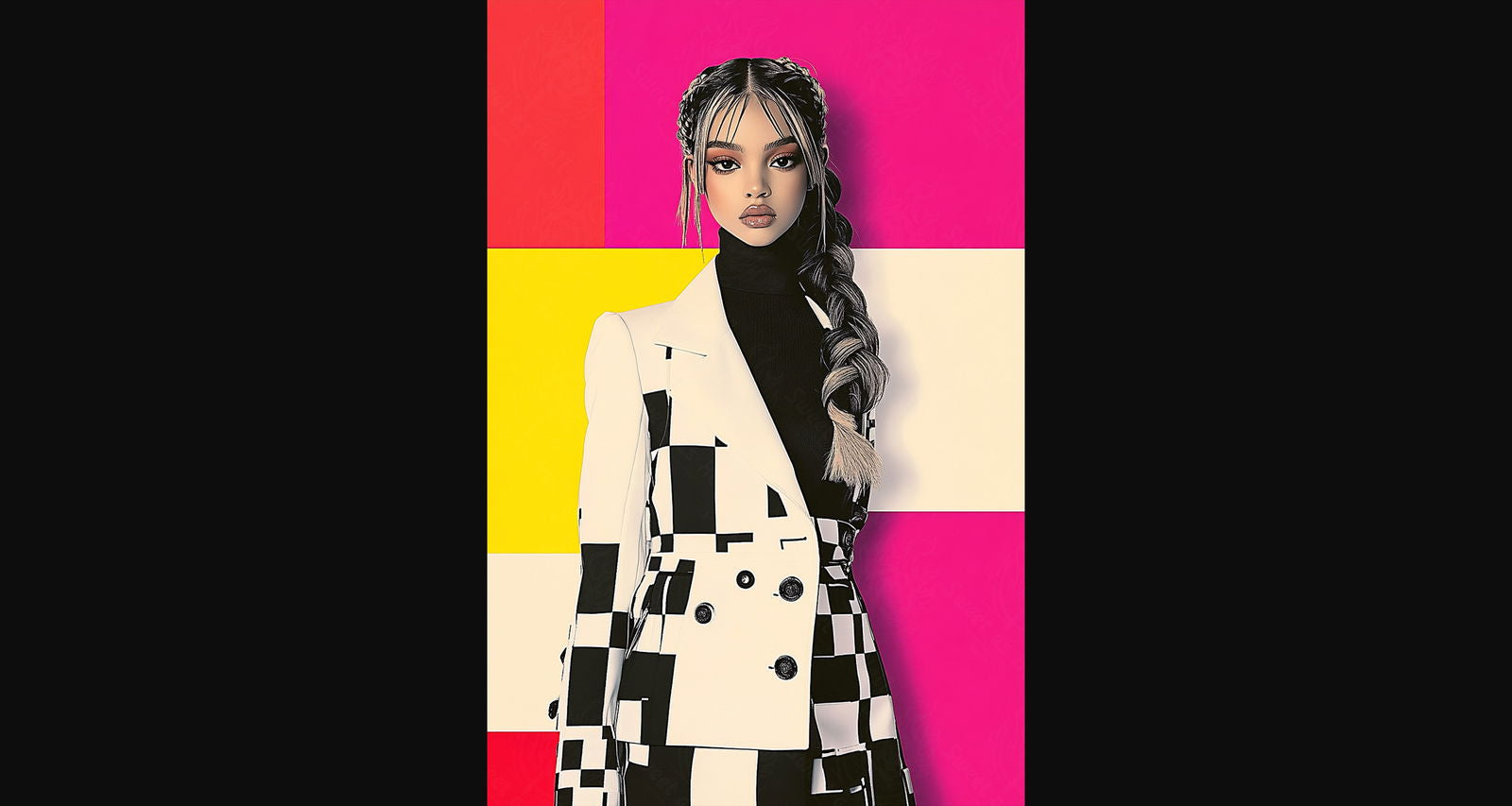 Modern Art Styled Fashion Ad Photo 02 by 03 049 SN2549 - Sweet As Hell Designs