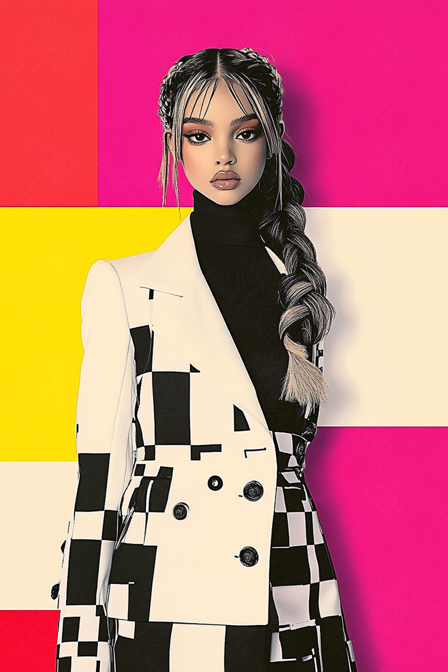 Modern Art Styled Fashion Ad Photo 02 by 03 049 SN2549 - Sweet As Hell Designs
