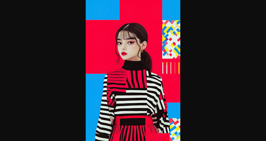Modern Art Styled Fashion Ad Photo 02 by 03 062 SN2562 - Sweet As Hell Designs