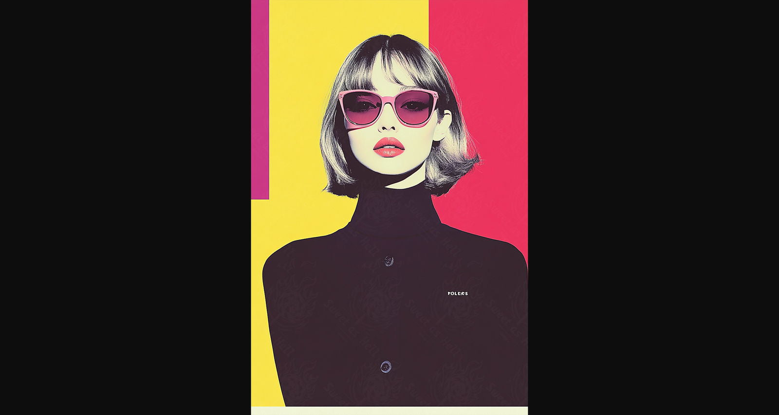 Modern Art Styled Fashion Ad Photo 02 by 03 066 SN2566 - Sweet As Hell Designs