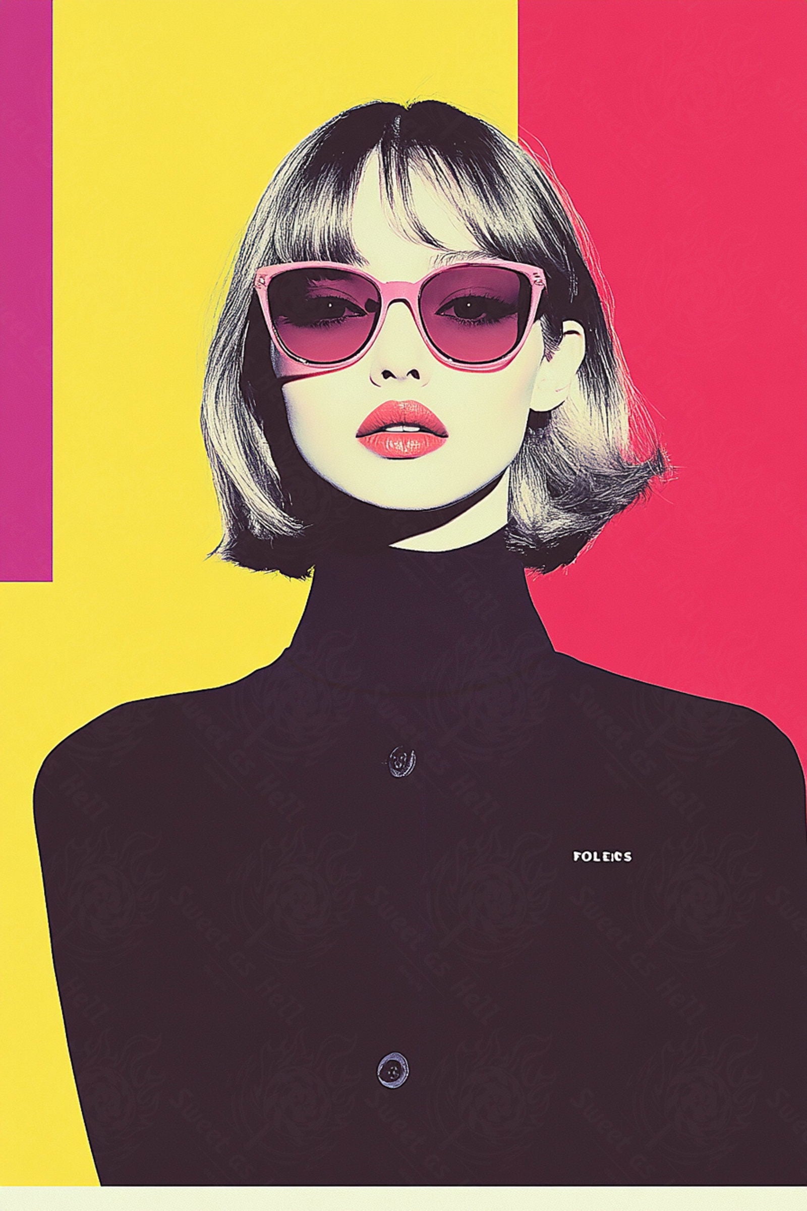 Modern Art Styled Fashion Ad Photo 02 by 03 066 SN2566 - Sweet As Hell Designs