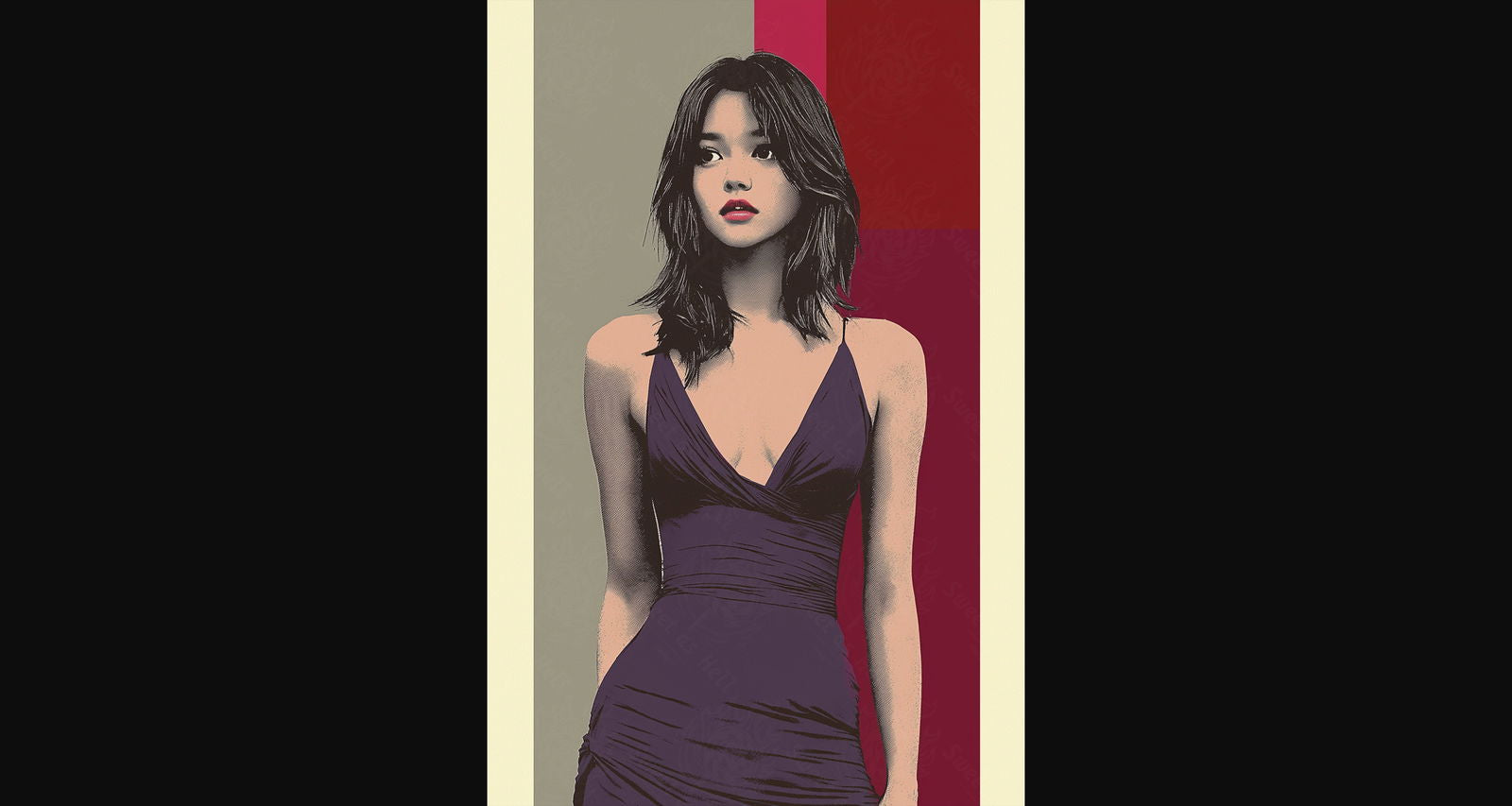 Modern Art Styled Fashion Ad Photo 02 by 03 071 SN2571 - Sweet As Hell Designs