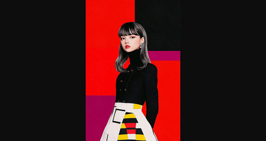 Modern Art Styled Fashion Ad Photo 02 by 03 075 SN2575 - Sweet As Hell Designs