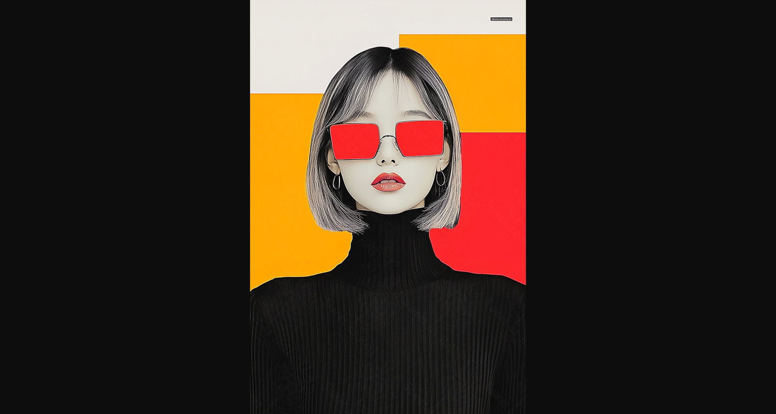 Modern Art Styled Fashion Ad Photo 02 by 03 079 SN2579 - Sweet As Hell Designs