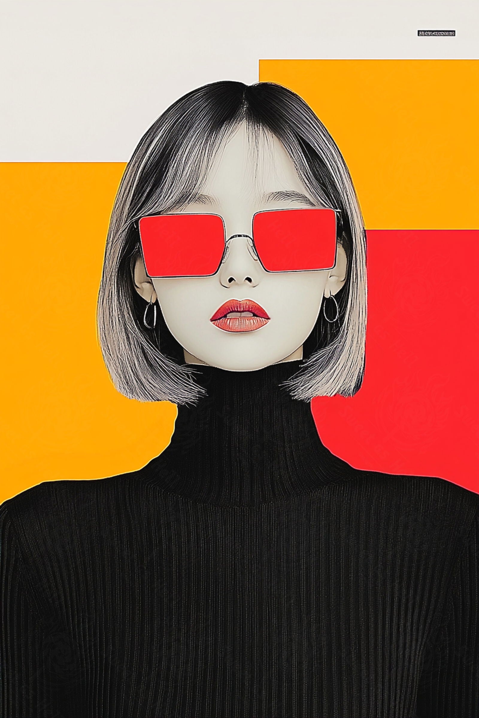 Modern Art Styled Fashion Ad Photo 02 by 03 079 SN2579 - Sweet As Hell Designs