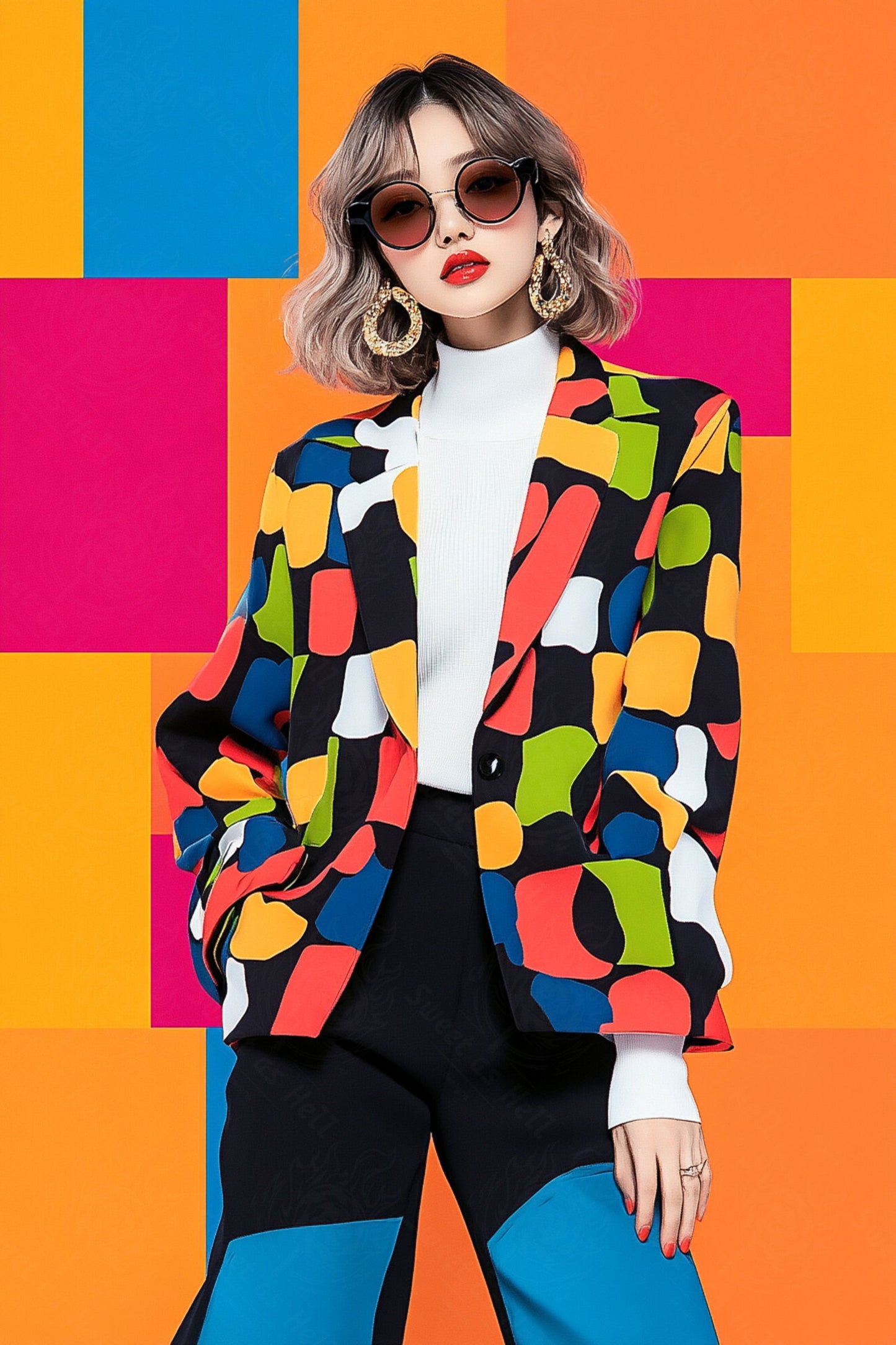 Modern Art Styled Fashion Ad Photo 02 by 03 089 SN2589 - Sweet As Hell Designs
