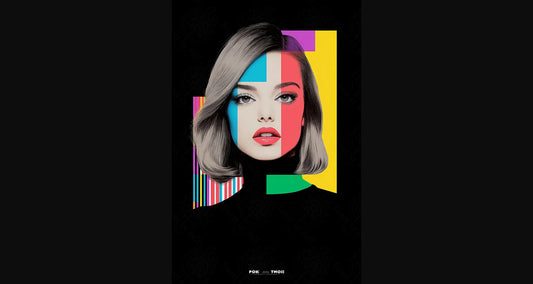 Modern Art Styled Fashion Ad Photo 02 by 03 090 SN2590 - Sweet As Hell Designs