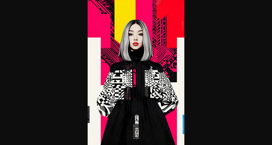 Modern Art Styled Fashion Ad Photo 02 by 03 093 SN2593 - Sweet As Hell Designs