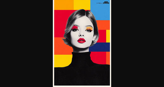Modern Art Styled Fashion Ad Photo 02 by 03 095 SN2595 - Sweet As Hell Designs
