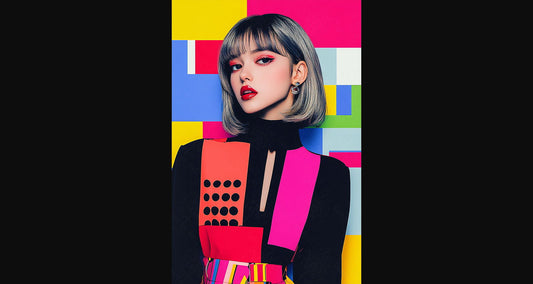 Modern Art Styled Fashion Ad Photo 02 by 03 097 SN2597 - Sweet As Hell Designs
