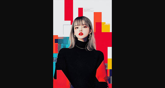 Modern Art Styled Fashion Ad Photo 02 by 03 100 SN2600 - Sweet As Hell Designs
