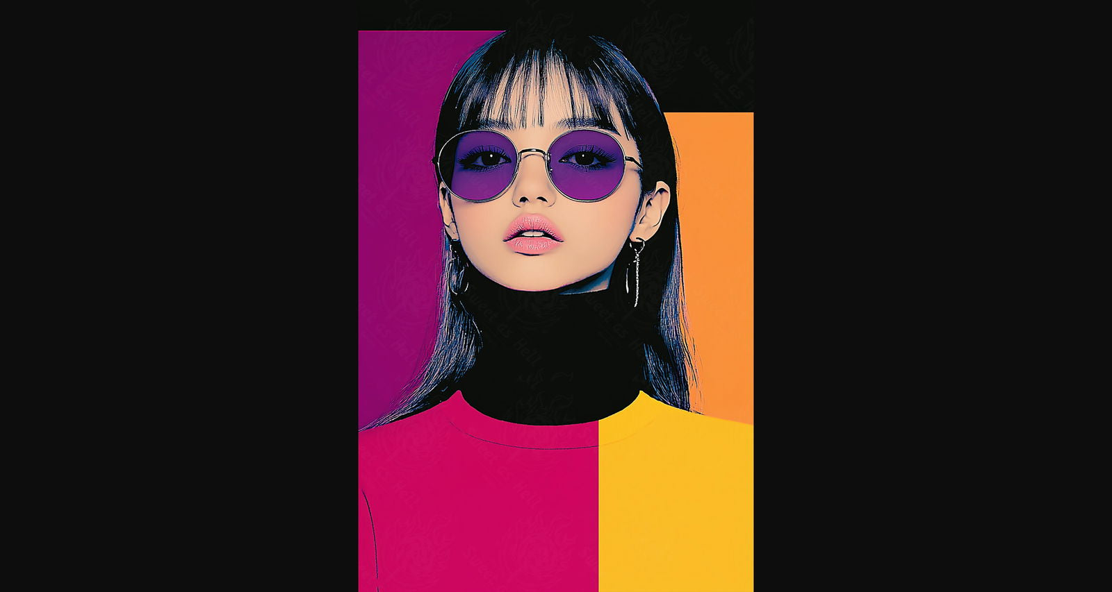 Modern Art Styled Fashion Ad Photo 02 by 03 102 SN2602 - Sweet As Hell Designs