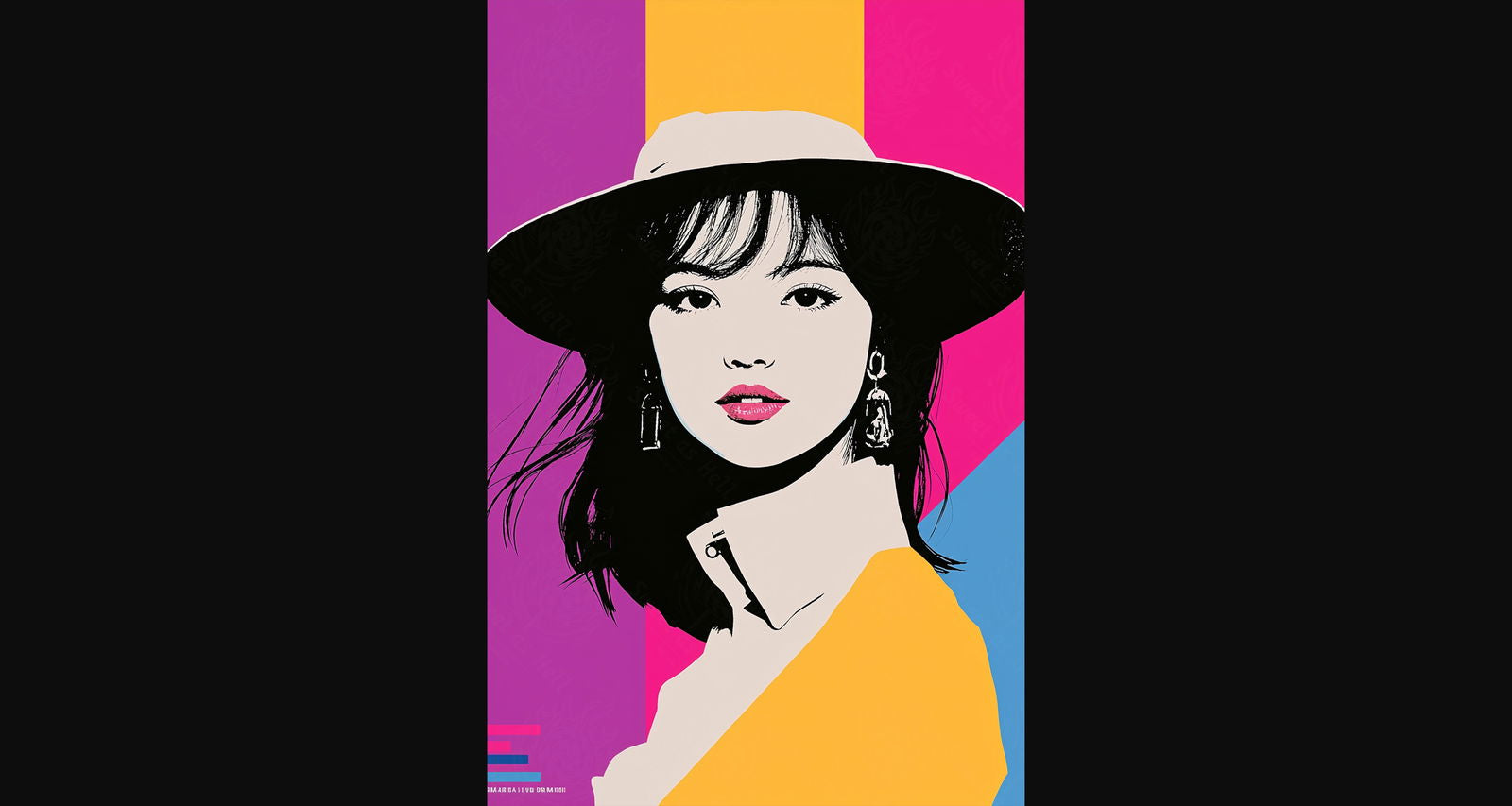 Modern Art Styled Fashion Ad Photo 02 by 03 104 SN2604 - Sweet As Hell Designs