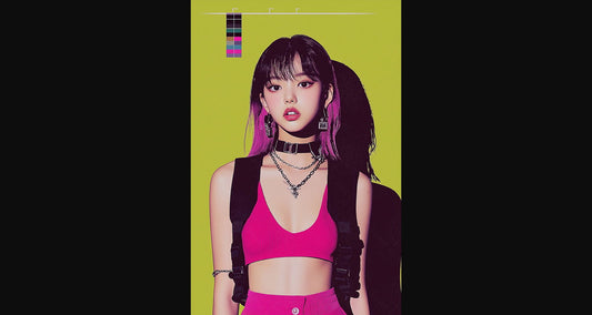 Modern Art Styled Fashion Ad Photo 02 by 03 116 SN2616 - Sweet As Hell Designs