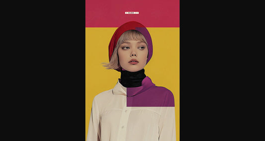 Modern Art Styled Fashion Ad Photo 02 by 03 144 SN2644 - Sweet As Hell Designs