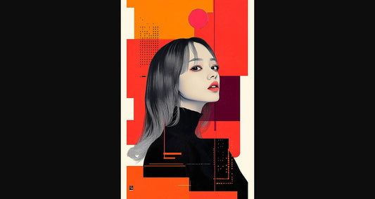 Modern Art Styled Fashion Ad Photo 02 by 03 148 SN2648 - Sweet As Hell Designs