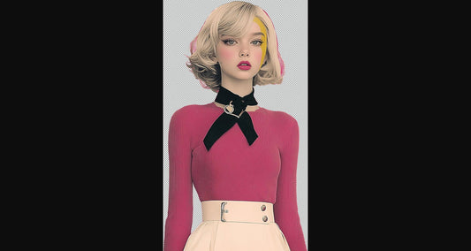 Modern Art Styled Fashion Ad Photo With A Transparent Background 002 SN2829 - Sweet As Hell Designs