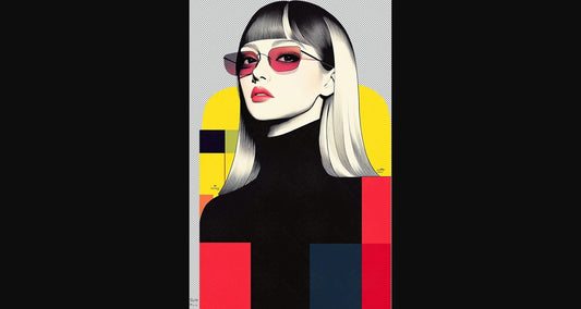 Modern Art Styled Fashion Ad Photo With A Transparent Background 014 SN2841 - Sweet As Hell Designs