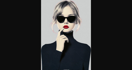 Modern Art Styled Fashion Ad Photo With A Transparent Background 018 SN2845 - Sweet As Hell Designs