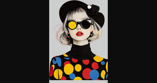 Modern Art Styled Fashion Ad Photo With A Transparent Background 030 SN2857 - Sweet As Hell Designs