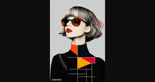 Modern Art Styled Fashion Ad Photo With A Transparent Background 038 SN2865 - Sweet As Hell Designs