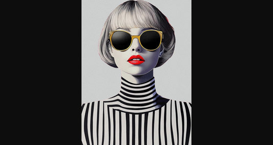 Modern Art Styled Fashion Ad Photo With A Transparent Background 046 SN2873 - Sweet As Hell Designs
