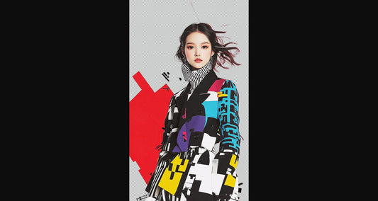 Modern Art Styled Fashion Ad Photo With A Transparent Background 064 SN2891 - Sweet As Hell Designs