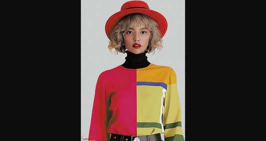 Modern Art Styled Fashion Ad Photo With A Transparent Background 066 SN2893 - Sweet As Hell Designs