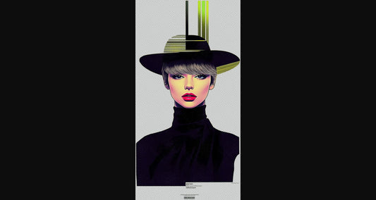 Modern Art Styled Fashion Ad Photo With A Transparent Background 073 SN2900 - Sweet As Hell Designs