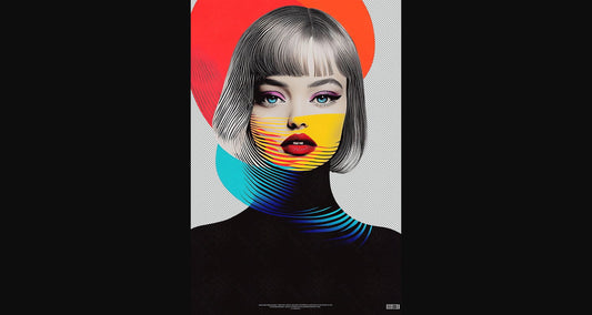 Modern Art Styled Fashion Ad Photo With A Transparent Background 076 SN2903 - Sweet As Hell Designs