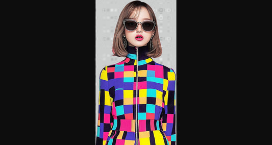 Modern Art Styled Fashion Ad Photo With A Transparent Background 077 SN2904 - Sweet As Hell Designs