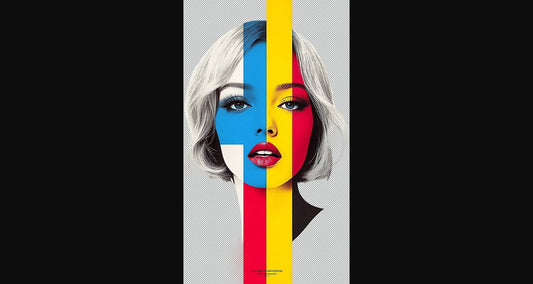 Modern Art Styled Fashion Ad Photo With A Transparent Background 093 SN2920 - Sweet As Hell Designs