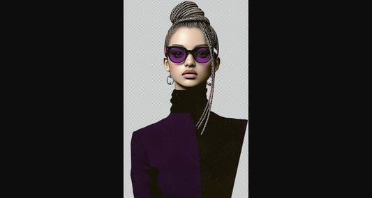 Modern Art Styled Fashion Ad Photo With A Transparent Background 102 SN2929 - Sweet As Hell Designs