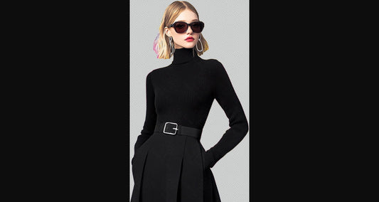 Modern Art Styled Fashion Ad Photo With A Transparent Background 105 SN2932 - Sweet As Hell Designs