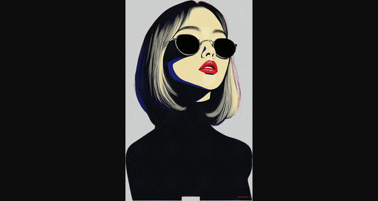 Modern Art Styled Fashion Ad Photo With A Transparent Background 106 SN2933 - Sweet As Hell Designs