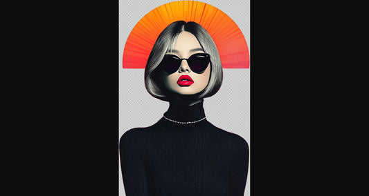 Modern Art Styled Fashion Ad Photo With A Transparent Background 115 SN2942 - Sweet As Hell Designs