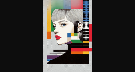 Modern Art Styled Fashion Ad Photo With A Transparent Background 124 SN2951 - Sweet As Hell Designs