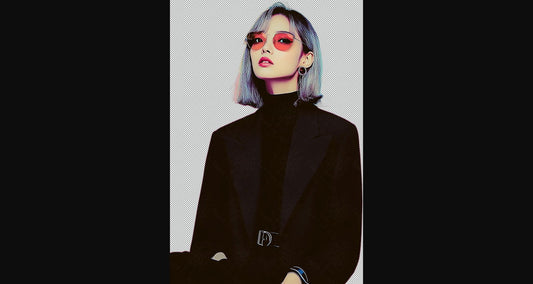 Modern Art Styled Fashion Ad Photo With A Transparent Background 133 SN2960 - Sweet As Hell Designs
