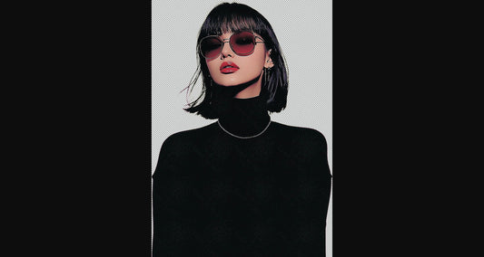 Modern Art Styled Fashion Ad Photo With A Transparent Background 143 SN2970 - Sweet As Hell Designs
